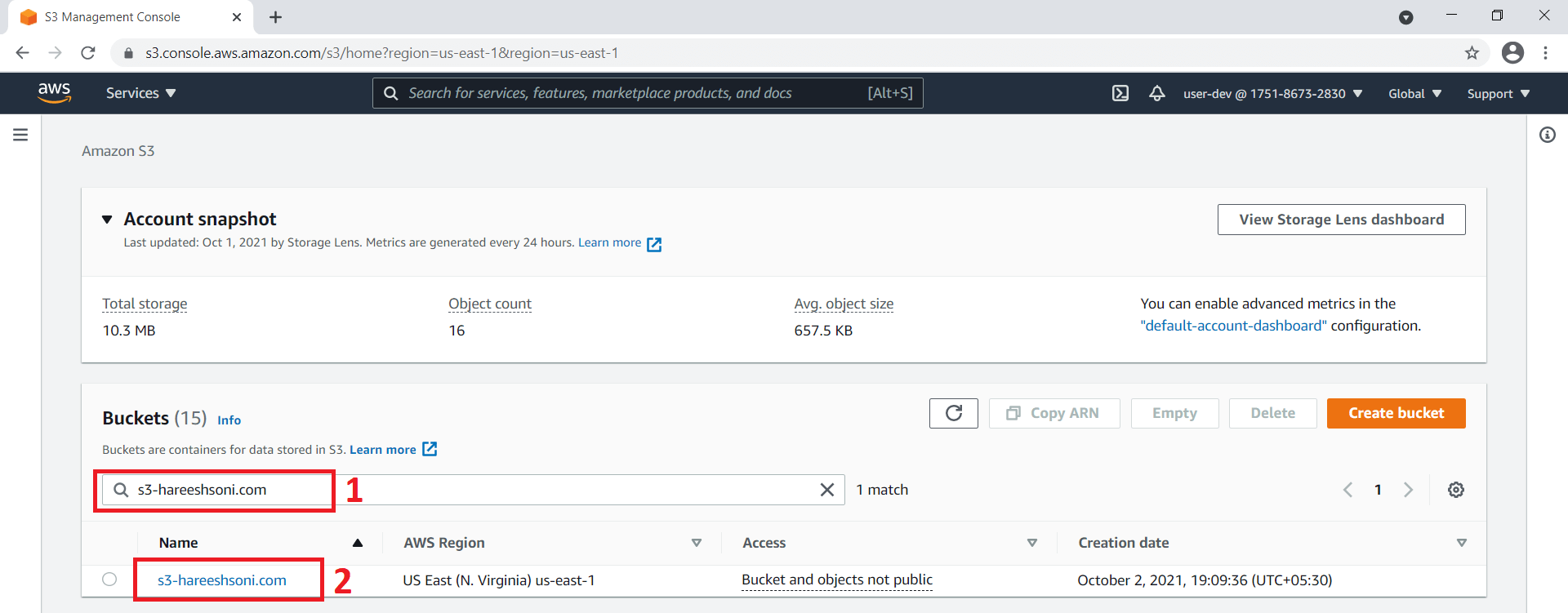 View Files in AWS S3